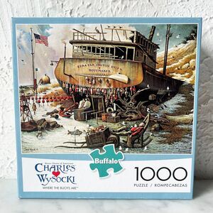 Where the Buoys Are Charles Wysocki 1000 Piece Puzzle Buffalo Games - Complete